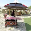 Selección premium de carritos de camping compactos con parasol, almacenamiento conveniente y una mesa elevable