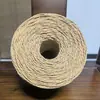 Kraft corda de papel 1,2mm única fita cor natural branco vermelho preto tag line proteção ambiental Kraft corda de papel ráfia grama corda