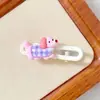 Grampo de Cabelo Dachshund Colorido Fofo Cabelo Ondulado Simples Doce Estilo Menina Lateral Grampo Bico de Pato Grampo Acessórios de Cabelo Presilha