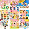 Travestismo Transfronterizo Teléfono Pequeño Nuevo Edición Q Animación de Animales Lindos Alrededor Muñeco Gashapon Adornos para Pastel Llavero DIY