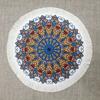 Suministro Directo de Fábrica Innovadora Alfombrilla para Mesa de Comedor Estilo Persa Posavasos, Plato de Flores, Esterilla para Plato de Frutas, Esterilla para Tetera, Esterilla Decorativa