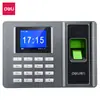 Máquina de Ponto por Impressão Digital Deli 2250 (Preto Prata 1 Unidade)