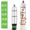 Enrejado para Clematis Trepador, Soporte para Flores de Rosa, Soporte para Plantas Trepadoras de Jardinería, Estructura de Soporte Trepador para Balcón, Soporte para Flores Estilo Europeo