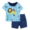 Comercio Exterior Ropa Infantil Verano Nuevo Transfronterizo Al por Mayor Hombres y Mujeres Bebé Manga Corta Pantalones Cortos Camiseta Conjunto de Dos Piezas