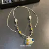 Lindo Collar de Estrellas Marinas con Cuentas Estilo Vacaciones en la Costa para Mujeres, Estilo Ins Hada Nicho, Accesorio de Cadena para Clavícula para Hombres