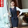 Traje chaleco atuendo de negocios para hombre atuendo formal para hombre y mujer tienda 4s departamento de ventas de herramientas mono chaleco otoño e invierno traje