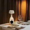 Nueva Lámpara de Mesa LED Transfronteriza, Recargable Inalámbrica Decorativa de Pata Alta para Exteriores, Camping, Restaurante, Luz Ambiental Regulable
