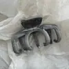 Grampo de Cabelo Grande de Abóbora com Textura de Madeira para Mulheres Novo Estilo 2025 Simples e Elegante Grampo de Tubarão Outono Inicial Grampo Versátil Grampo de Cabelo de Madeira