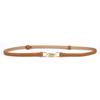 Cinturón fino ajustable con hebilla para mujer, elegante, a la moda, para vestir, traje, suéter, cinturón decorativo