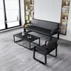 Juego de sofá y mesa de centro en renta, sofá para área de recepción y espera, sofá de tres plazas para invitados, sofá de oficina simple