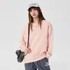 ¡Woohoo! Sudadera Redonda Estilo Coreano para Hombres y Mujeres, Nueva Tendencia Otoño 2025 Marca Versátil Holgada Pulóver Top para Parejas