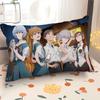 Funda de Almohada para Cojín de Dibujos Animados Anime Curativo Bidimensional 30*50 Funda de Sofá Rectangular 40*60 Bidimensional
