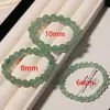Pulsera de Cristal de Fresa Natural Transfronteriza para Mujer, Pulsera de Cristal Rosa Tipo Hielo de Círculo Único, Joyería para Mujer, Venta al por Mayor de Dropshipping para Transmisiones en Vivo