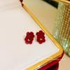 Pendientes de felpa con aguja de plata S925 para otoño e invierno, pendientes para mujer, suministro para puestos de mercado nocturno, pendientes populares en línea, pendientes para transmisión en vivo, venta al por mayor