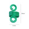 Qk170 Anillo de Aluminio de Hierro para Extensiones de Cabello Trenzas Rastas Accesorios de Joyería de Aleación de Zinc DIY Suministro Directo de Fábrica Colgante