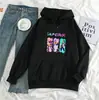 Sudadera con capucha huntrix Estampado de Anime Colorido Multicolor Corte Holgado Casual para Parejas Venta al por Mayor