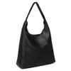 Bolsa Tote Casual Feminina de Grande Capacidade, Bolsa Grande Versátil Estilo Preguiçoso, Bolsa de Ombro Tendência em Couro PU