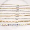 Corrente de Garra de Cobre Corrente de Diamante de Vidro de Quatro Garras Pulseira Colar DIY Feito à Mão Pingente para Roupa Joias de Orelha Acessórios Material