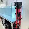 Tanque de Peces Sifón Antiderrames Accesorios de Mochila, Filtro, Conexiones de Tubería de Agua Superiores e Inferiores, Kit Completo de Sistema de Filtración de Fondo