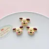 Urso de Pelúcia Enchido com Algodão Acessórios para Sapatos Hole DIY Chapéu Acessórios de Cabelo Grampo de Cabelo Corda de Cabelo Acessórios Capa de Celular Acessórios Decorativos