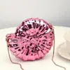 2025 Nuevo Bolso de Noche de Caracola Bolso de Mano para Mujer Bolso Cruzado con Cadena Moda Dulce Bolso Transfronterizo para Boda Fiesta