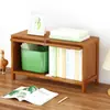 Estantería de Oficina de Madera Maciza de Múltiples Niveles para Almacenamiento Interior en el Hogar con Puerta Estantería para Libros Armario de Almacenamiento para Sala de Estar Estudiante Armario de Almacenamiento