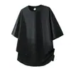 Camiseta Masculina de Verão Fina de Manga Curta Estrela do Céu Novo Marca da Moda Camiseta Solta Casual de Verão Gola Redonda Top Versátil