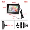 Cámara de salpicadero Carplay para motocicleta de 5 pulgadas Soporta grabación dual frontal y trasera, Soporta monitoreo de presión de neumáticos, Transfronterizo