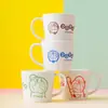 Taza de Agua Doraemon Deporte Azul Hombre Gordo Caja de Regalo Hervir Té Dibujos Animados Taza de Cerámica Fábrica Autorizada Oficial