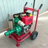 Bomba de Agua de Alto Rendimiento para Riego por Goteo, Aspersión con Motor Diésel Changzhou, Bomba Centrífuga de Doble Impulsor para Bombeo de Pozos, Bomba Contra Incendios para Tierras de Cultivo