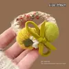 Elástico de Cabelo Rabo de Cavalo Alto Flor de Abóbora Laço Anel de Cabelo para Mulheres Crianças Amarrar Cabelo Elástico de Cabelo Alta Elasticidade Corda de Cabelo Durável