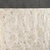 Base de albaricoque ribete de hilo dorado y plateado tela jacquard de peonía en relieve estilo chino qipao Hanfu chaleco vestido tela para ropa