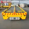 A Linha de Produção da Oficina Utiliza um Transportador de Rolos de Estação Dupla com Carrinho Elétrico em Trilho com Controle Remoto por Manípulo Recarregável Veículo de Transporte em Trilho