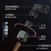 Conexão de tubo de óleo hidráulico, Britânico para métrico, cotovelo de ângulo reto de alta pressão, expansão em forma de sino tipo D adaptador para tubo de cobre 14