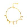 Nueva pulsera vietnamita de oro y arena, estilo lujoso, con diamantes, estrellas y lunas, con borlas para mujer, resistente al color a largo plazo, accesorios de alta gama.