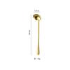 Cuchara de Acero Inoxidable 304 para Tarro Profundo Cuchara Pequeña Cuchara de Aceite de Cocina Restaurante de Hot Pot Cuchara para Condimentos Cuchara para Miel