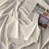Sujetador para niña, top tipo tubo anti-golpes, camiseta sin mangas de algodón puro amigable con la piel, ropa interior para niñas