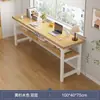 Mesa Simples Estreita de Parede Longa Mesa de Computador Mesa de Estudo e Escrita para Estudante Dupla Retangular para Casa