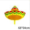 Globo de aluminio para carnaval de Nuevo México, rollo de cactus, globo decorativo de alpaca para carnaval, globo de aluminio para tacos.
