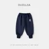 [Forro de Polar] Pantalones de Niños Dudu, Pantalones de Invierno para Niños, Pantalones Casuales de Otoño e Invierno para Niñas, Ropa Caliente para Niños