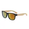 Novos Óculos de Sol Populares da Moda Europeia e Americana para Uso Externo com Lentes Rice Nail e Pernas de Imitação de Bambu Óculos Retrô para Homens e Mulheres