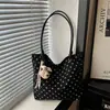 Bolso de mano simple y elegante de lunares, estilo nuevo, bolso versátil para llevar debajo del brazo, bolso de mano 2026, bolso de hombro para el trabajo para mujer