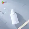 Estoque de fábrica 250ml garrafa portátil de enxaguante bucal garrafa plana solução para cuidados bucais engarrafada plástico PET garrafa vazia