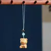 Palo de rosa, Sándalo verde, Boj, Colgante para bolsa de teléfono móvil, Varios estilos, Accesorios tejidos a mano, Ventas directas de fábrica, Elefante bebé