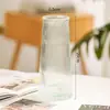 Vaso de vidro moderno, popular online, para decoração de arranjos de flores, vaso hidropônico artístico, vaso ecológico, vaso de flores bonito e de alta qualidade