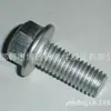 Tornillos de Brida Zincados Azul-Blanco con Recubrimiento de Hierro, Pernos Hexagonales Externos con Arandelas, Pernos de Brida con Cabeza Hexagonal