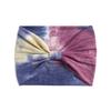 Banda elástica para el cabello de 18 cm de ancho con efecto tie-dye, ideal para yoga, deportes y absorción del sudor, estilo europeo y americano.