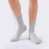 Meias de proteção para homens, meia-calça, outono e inverno, novo, preto, negócios, cor sólida, algodão, meias masculinas, mercado atacadista