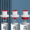 Tubería de desagüe de lavadora desagüe de suelo bajante conector de tres vías divisor de alcantarilla conector antiolor para fregadero desviador