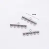 Colgante de Conexión Porosa de Acero Inoxidable, Varilla de Cierre Rápido, Conexión de Anillo de Soldadura, Collar, Hebilla de Pulsera, Accesorios para Joyería Hecha a Mano DIY